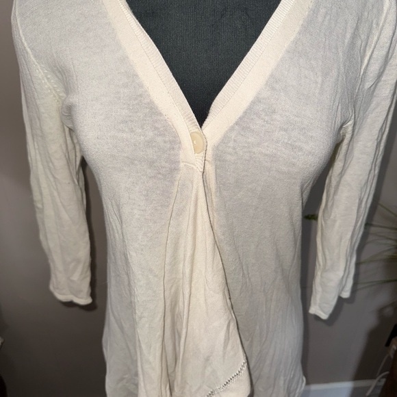 Anthropologie • Sparrow • Cotton Ruffle Cardigan - Picture 5 of 7